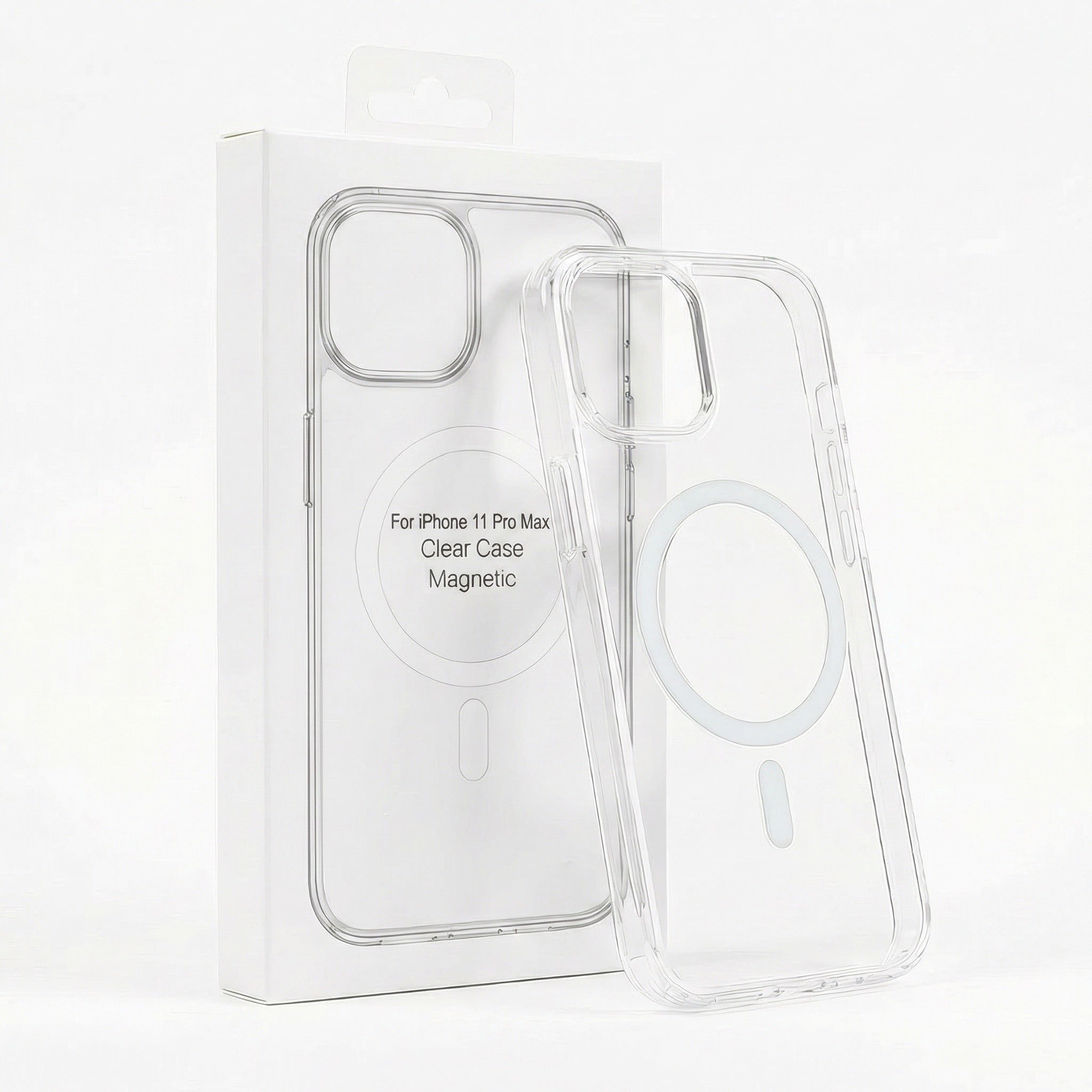 Skaidrus iPhone 11 Pro Max dėklas su MagSafe