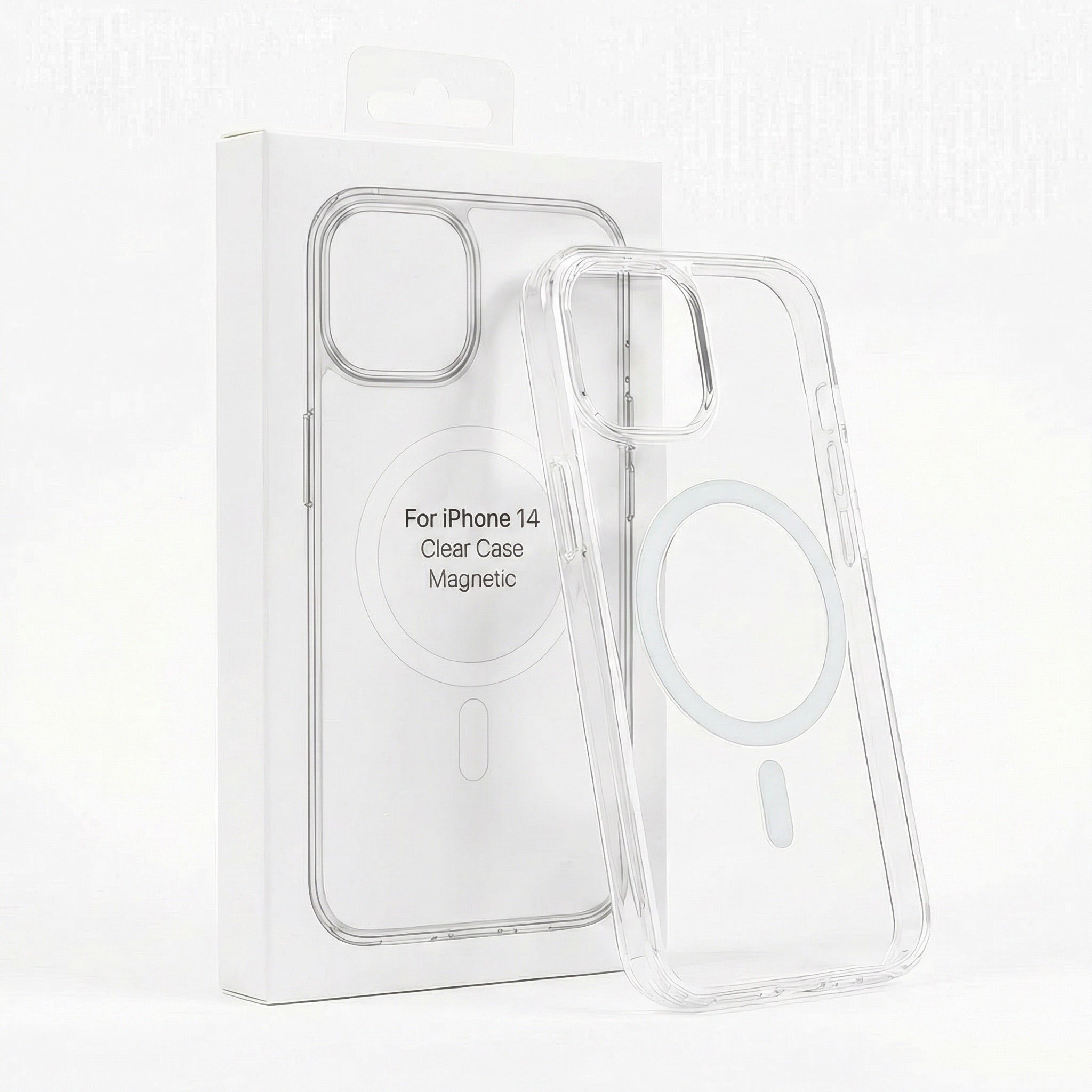 Skaidrus iPhone 14 dėklas su MagSafe