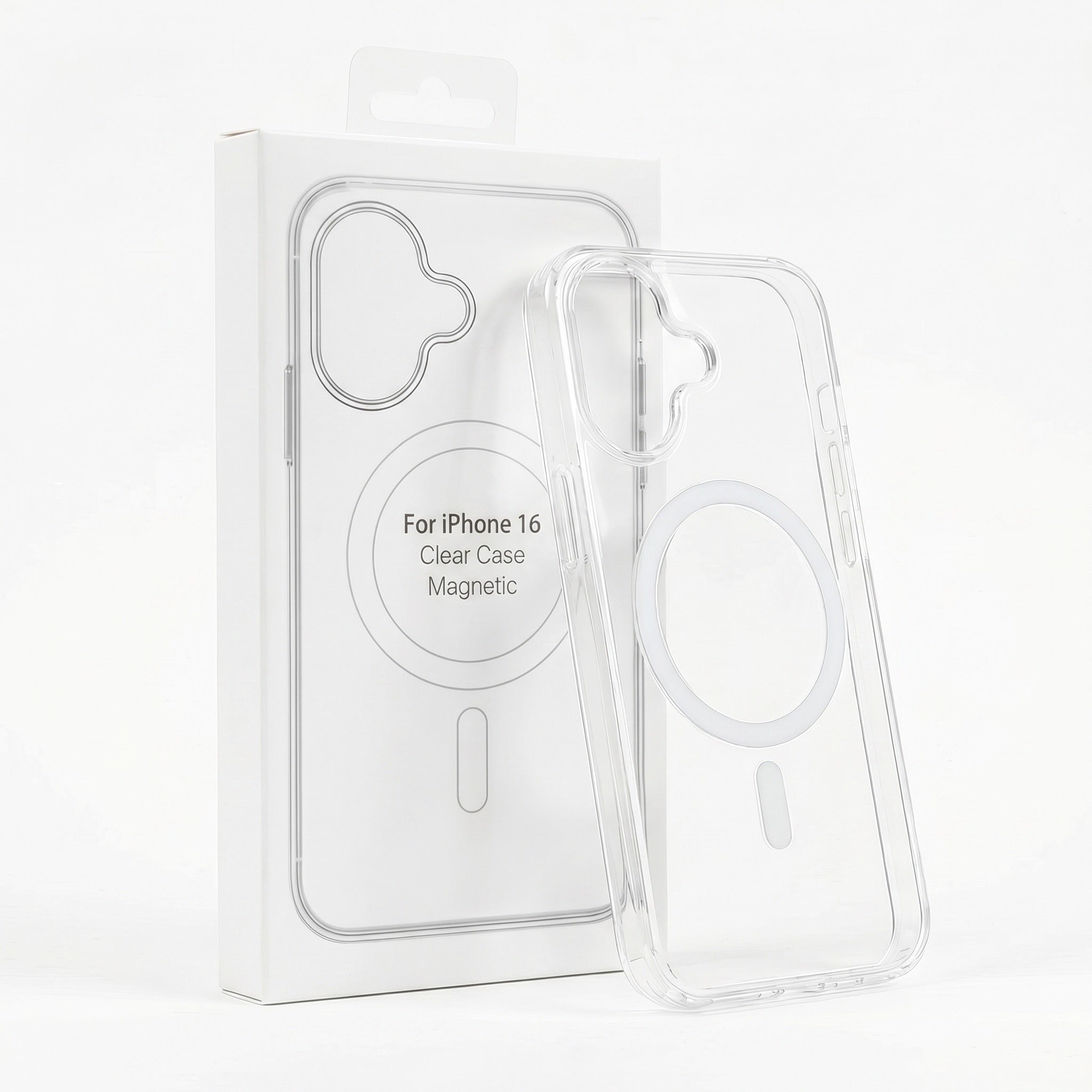 Skaidrus iPhone 16 dėklas su MagSafe