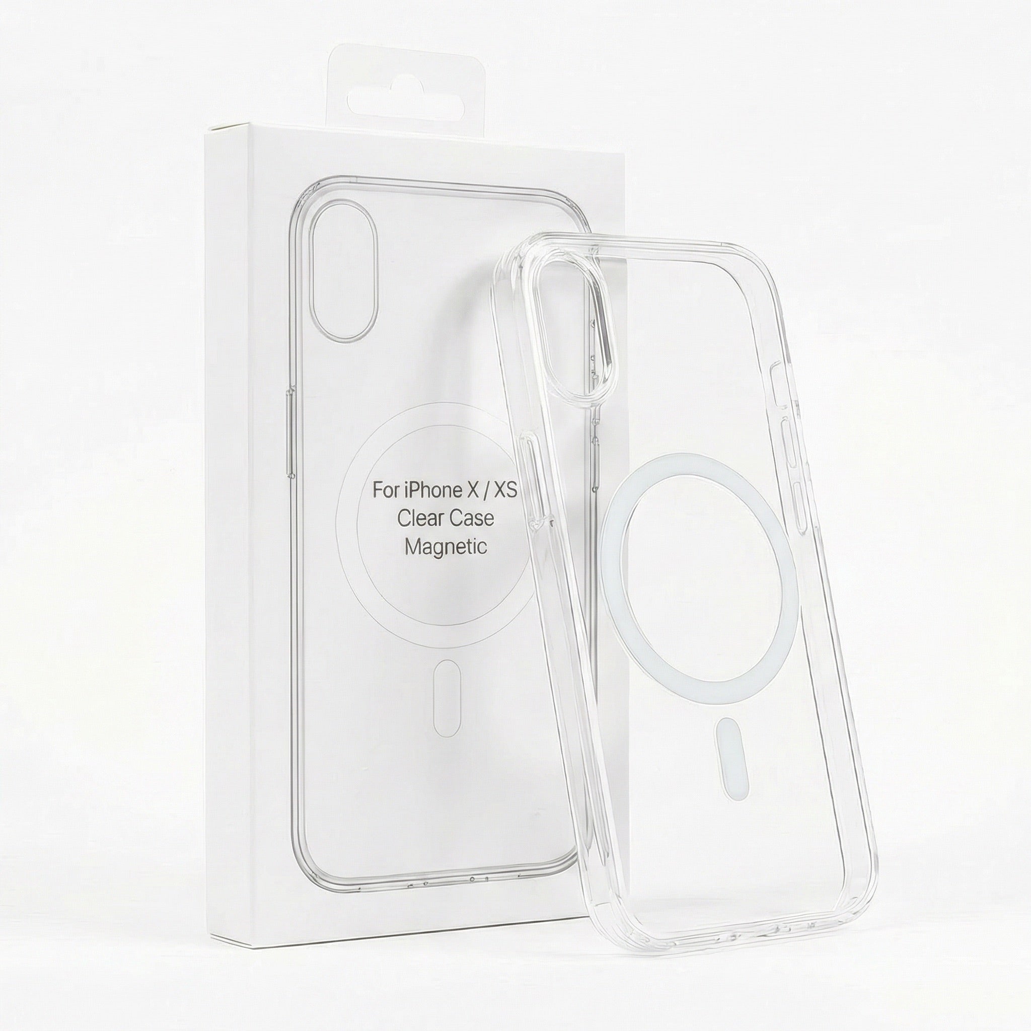 Skaidrus iPhone XS dėklas su MagSafe